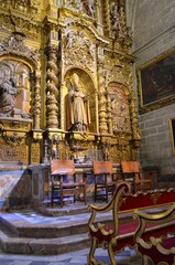 Obraz premium Seville, Spain 03.24.2019: Altarpiece of the Chapel of San Laureano