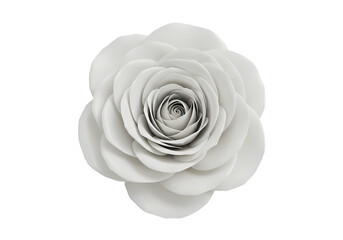 Elegant Gray Rose: A Timeless Floral Design Element