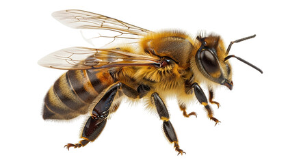 Isolated Honey Bee