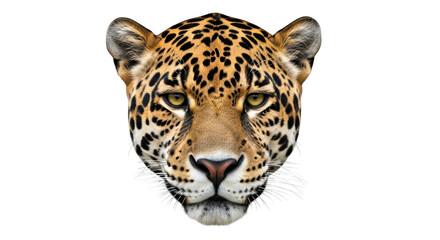 Isolated jaguar face