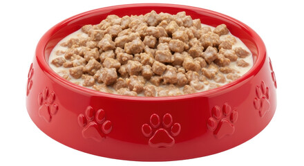 Isolated dog food