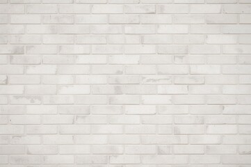 White brick wall texture with vintage pattern and abstract design