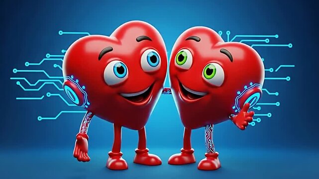 Two hearts in love and happy
heart, love, red, hug, celebration