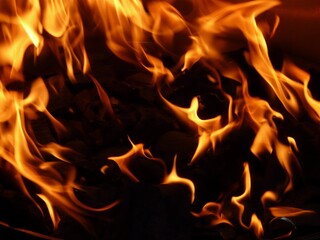 fire and embers background