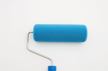 Obraz premium Vibrant paint roller set against a plain white backdrop