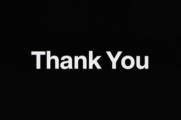 Obraz premium Gratitude message displayed on a dark backdrop for business theme