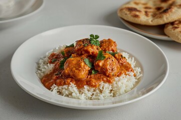 Fototapeta premium Creamy Tomato Chicken Curry