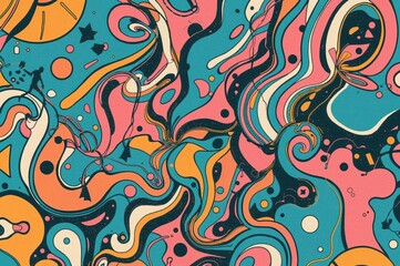Fototapeta premium Abstract optical illusion design