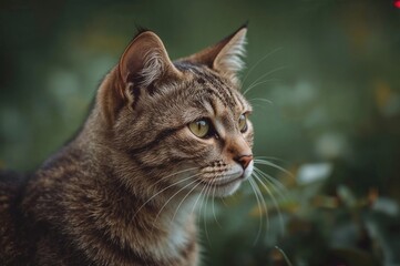 Outdoor Portrait of a Cat as a Pet