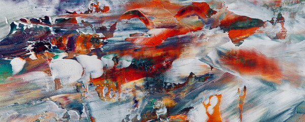 Abstract art background . Hand painting artwork on canvas .