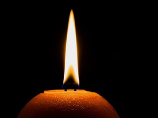 candlelight in the darkness