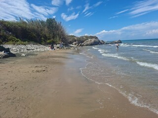 beach and sea