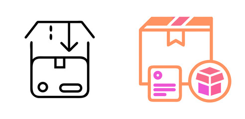 Product Icon for E-commerce, Shopping, Retail, Marketing, and Business Solutions