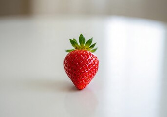 Bright red strawberries with a fresh texture, suitable for healthy food concepts, sweet fruit, and desserts.

