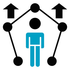 Update Skill Glyph Blue Icon