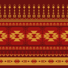 Navajo pattern design. Native American style. Can be used in fabric design for clothing, textile, wrapping, background, wallpaper, carpet, embroidery, print