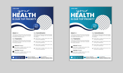 Medical Flyer Design Template 