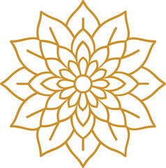 abstract flower vector illustration