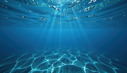 Obraz premium Exploring Underwater Beauty Ocean Depths Nature Photography Serene Environment Dynamic Viewpoint Aquatic Concept