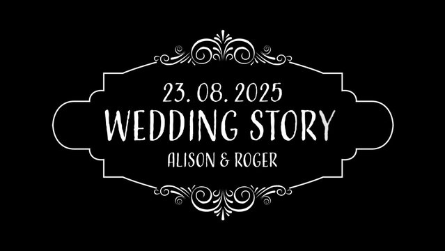 Minimal Wedding Romantic Title 01
