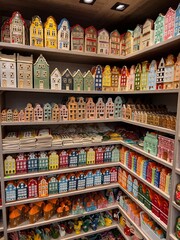 decorative ceramic houses 