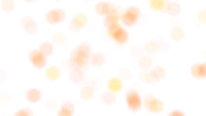 Abstract background with vibrant orange, yellow, and pink layered hexagons. Modern geometric pattern illustration for graphic design projects. Image with a transparent background for easy use. Bokeh.