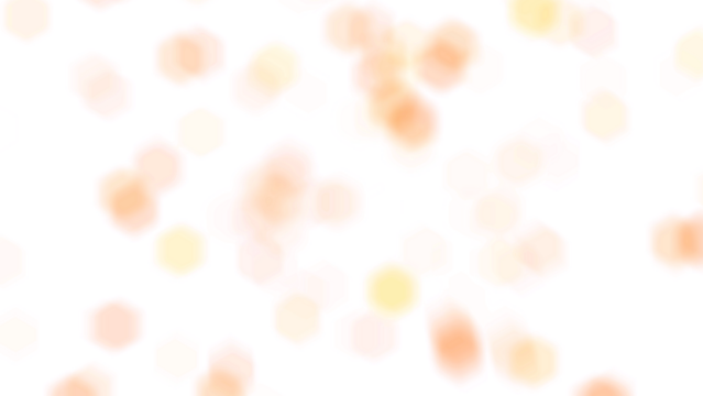 Abstract background with vibrant orange, yellow, and pink layered hexagons. Modern geometric pattern illustration for graphic design projects. Image with a transparent background for easy use. Bokeh.
