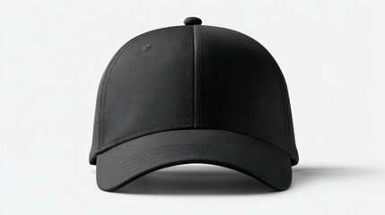 cap mockup front view,  isolated cutout, object with shadow on transparent background, hat is a baseball cap, hat, cap, fashion, baseball, isolated, cloth, blank, sport, visor