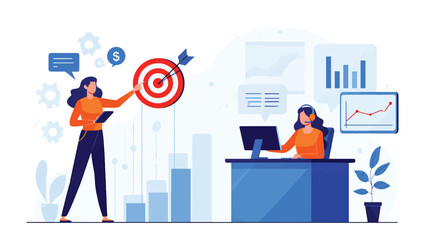 Business goals and success with analytics and customer service