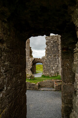 Hore Abbey ruins with scenic Irish countryside views