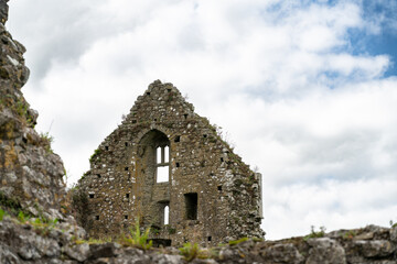 Hore Abbey ruins with scenic Irish countryside views