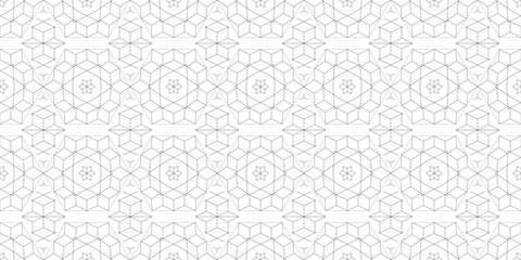 Seamless Transparent Art Deco Geometric Pattern for Background Layout Template