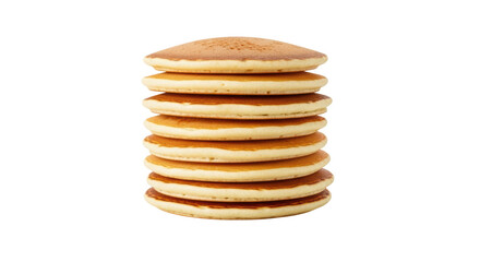 Isolated Stack of Pancakes