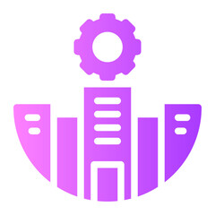 Obraz premium business gradient icon