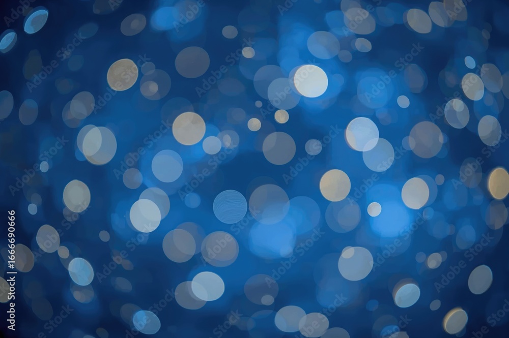 Poster blue bokeh effect ideal for background use
