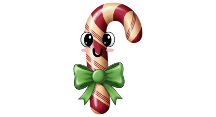 Isolated Cute Candy Cane
