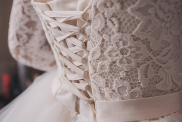 wedding dress detail