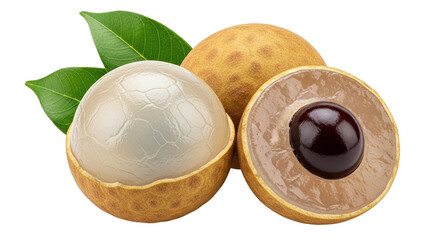 Isolated Longan Fruits