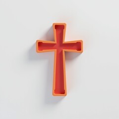 Obraz premium Minimalist Cross