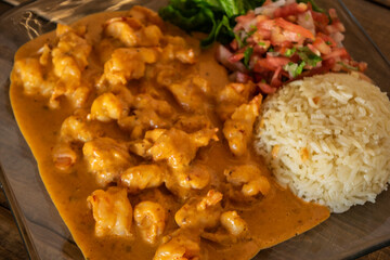 CAMARONES AL CHIPOTLE MARISCOS SEAFOOD