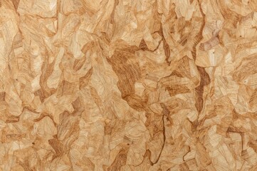 Obraz premium Detailed close-up of oriented strand board wood texture, highlighting its natural pattern ideal for construction and background uses