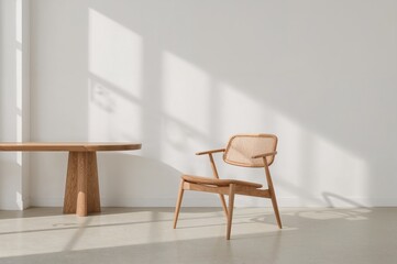 A seat symbolizing waiting and expectation in a modern workspace