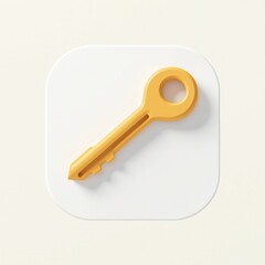 Minimalist Key Icon