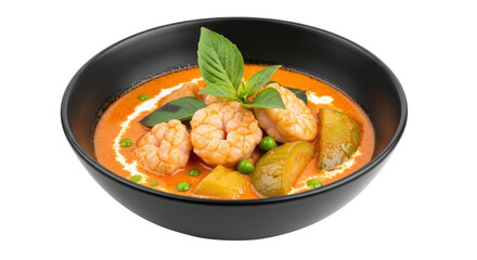 Isolated Thai Red Curry