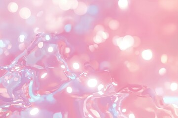 Soft-focused abstract backdrop with light bending and muted pastel colors