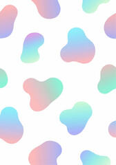 Pastel Gradient Blob Pattern Background A Playful Abstract Design