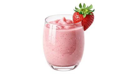 Isolated Strawberry Smoothie