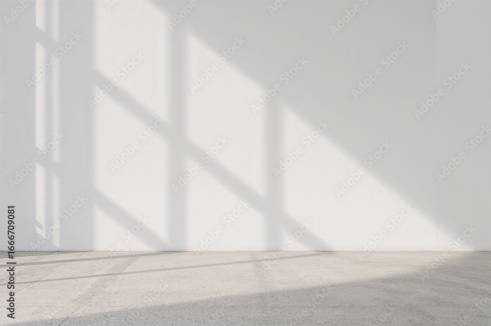 Poster minimalist grey platform with abstract blurred background for presentation mockup