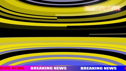 Globe digital news background animation. global earth rotating digital world breaking news Studio, breaking news banner and scrolling ticker animation. - Powered by Adobe