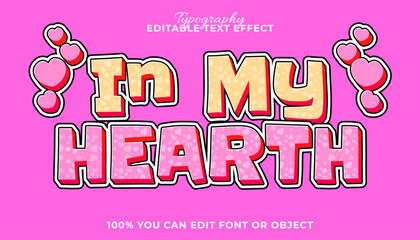 Romantic Text Effect 